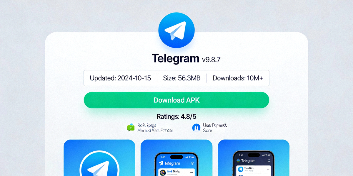 APKMirror等第三方应用商店中Telegram APK文件详情页面