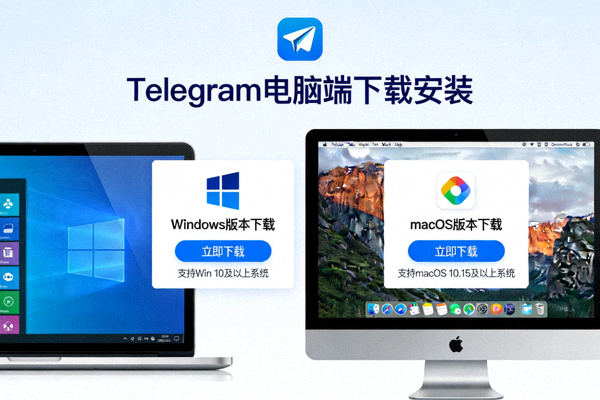Telegram电脑端Windows和macOS版本下载安装界面